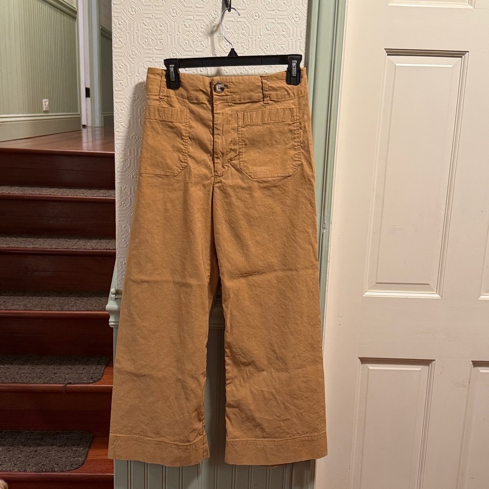 Anthropologie Maeve Colette High Rise Cropped Size 28